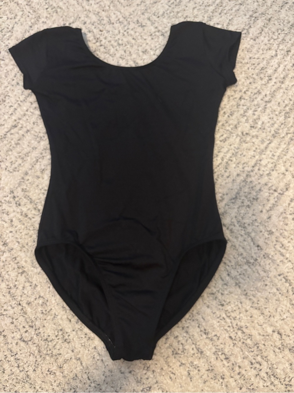 Black Capsleeve Leotard